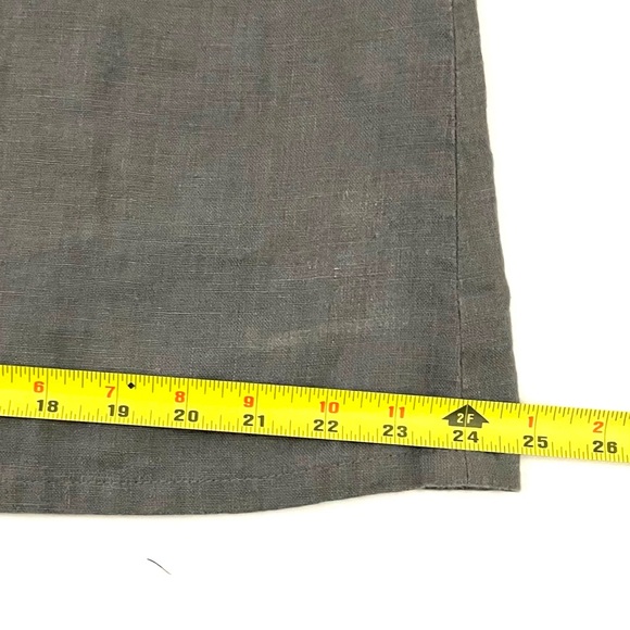 Love to Love You Pink and Gray Color Block Sleeveless Linen Pocket Shirt Medium - Picture 5 of 5